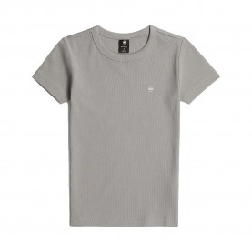 тениска,дамски,тениски,g,star,rib,short,sleeve,t,shirt,grey,(wild,dove)