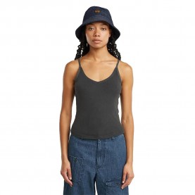 тениска,дамски,тениски,g,star,spaghetti,strap,rib,sleeveless,t,shirt,dark,black,gd,(grey)