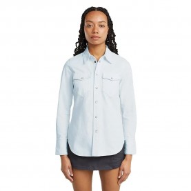 риза,с,дълъг,ръкав,дамски,блузи,дамски,ризи,g,star,slim,western,long,sleeve,shirt,blue,(beached,faded,seasalt)