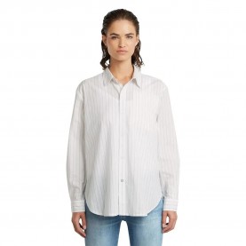 риза,с,дълъг,ръкав,дамски,блузи,дамски,ризи,g,star,summer,boyfriend,long,sleeve,shirt,plein,air,claire,stripe,(white)