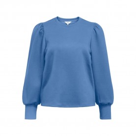 блуза,дамски,блузи,object,andrea,ballon,sweatshirt,dark,denim,(blue)