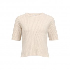 тениска,дамски,тениски,object,elva,short,sleeve,t,shirt,humus,white,sand,melange,(beige)