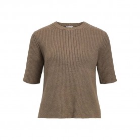 тениска,дамски,тениски,object,elva,short,sleeve,t,shirt,morel,melange,(brown)