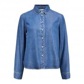 риза,с,дълъг,ръкав,дамски,блузи,дамски,ризи,object,frame,long,sleeve,shirt,medium,blue,denim,(blue)