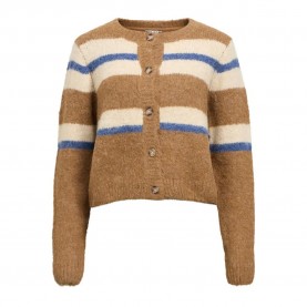жилетка,дамски,пуловери,дамски,плетени,дрехи,object,galia,re,cardigan,tannin,melange,w.,white,dark,denim