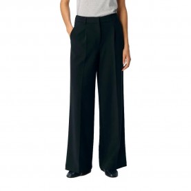 панталони,дамски,панталони,object,ivy,wide,leg,fit,pants,black