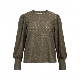 дамски,блузи,дамски,ризи,object,laila,long,sleeve,blouse,kambaba,(green)
