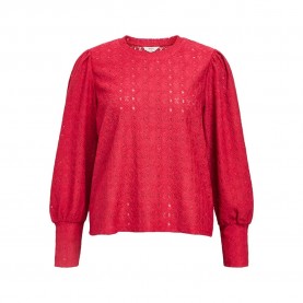 дамски,блузи,дамски,ризи,object,laila,long,sleeve,blouse,karanda,red,(red)