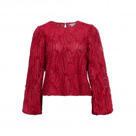 дамски,блузи,дамски,ризи,object,lucie,long,sleeve,blouse,karanda,red