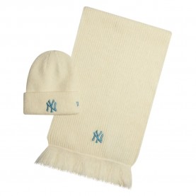 Комплект New era MLB New York Yankees Set scarf - Beige (Black / LTC) комплект,ръкавици,шапки,и,шалове,new,era,mlb,new,york,yankees,set,scarf,beige,(black,ltc)