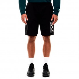 Къси панталони EA7 EMPORIO ARMANI 7M000905_AF13512 sweat shorts - Black (Black / Cream) къси,панталони,мъжки,панталони,ea7,emporio,armani,7m000905,af13512,sweat,shorts,black,(black,cream)
