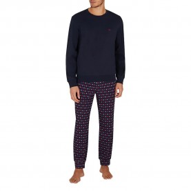 Пижама Emporio armani EM000617_AF14994 pyjama - Armani Blue / Eagle Rhombus пижама,мъжки,пижами,emporio,armani,em000617,af14994,pyjama,armani,blue,eagle,rhombus