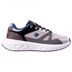 Маратонки Iguana Hilon trainers - Light Grey / Mid Grey / Black маратонки,мъжки,маратонки,iguana,hilon,trainers,light,grey,mid,grey,black