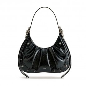 чанта,всички,чанти,jw,pei,gabbi,ruched,crushed,handbag,black,(black)