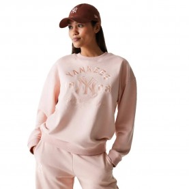 блуза,дамски,блузи,new,era,mlb,tonal,graphic,oversized,new,york,yankees,sweatshirt,pastel,pink,(pink)