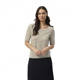 тениска,дамски,тениски,redgreen,hedy,short,sleeve,t,shirt,khaki,stripe,(grey)