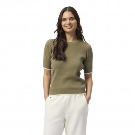 блуза,дамски,пуловери,дамски,плетени,дрехи,redgreen,karla,short,sleeve,sweater,khaki,(green)