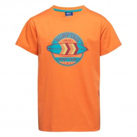 юношеска,тениска,мъжки,тениски,дамски,тениски,bejo,gym,junior,short,sleeve,t,shirt,orange,(carrot,surfing,print)