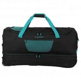 сак,сакове,travelite,basics,70cm,wheeled,duffle,bag,black,(black,petrol)