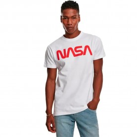 Тениска Mister tee NASA Worm short sleeve T-shirt - White (White) тениска,мъжки,тениски,дамски,тениски,mister,tee,nasa,worm,short,sleeve,t,shirt,white,(white)