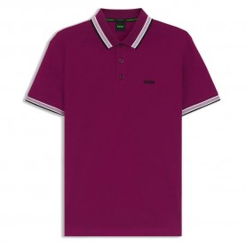 мъжки,блузи,с,яка,boss,paddy,short,sleeve,polo,purple,pink,(bright,pink)