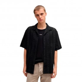 риза,с,къс,ръкав,мъжки,ризи,hugo,espino,10270146,short,sleeve,shirt,black