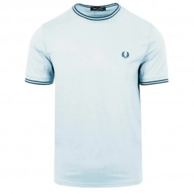 тениска,мъжки,тениски,fred,perry,twin,tipped,short,sleeve,t,shirt,blue