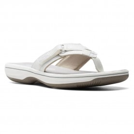 джапанки,дамски,сандали,и,чехли,clarks,shoes,brinkley,sea,flip,flops,white,(white,synthetic)