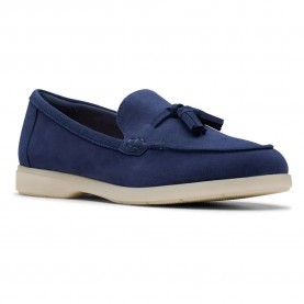 обувки,дамски,обувки,clarks,shoes,narini,edge,loafers,navy,suede,(blue)