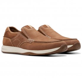 Обувки Clarks shoes Sailview Step shoes - Brown (Light Tan Nubuck) обувки,мъжки,обувки,clarks,shoes,sailview,step,shoes,brown,(light,tan,nubuck)