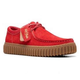 обувки,мъжки,обувки,clarks,shoes,torhill,lo,shoes,red,suede,(red)