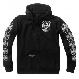блуза,мъжки,пуловери,west,coast,choppers,dominator,full,zip,sweatshirt,black,(black)