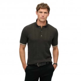 Superdry M1110441A short sleeve polo - Green (Carbon Black) мъжки,блузи,с,яка,superdry,m1110441a,short,sleeve,polo,green,(carbon,black)