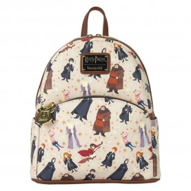 раница,раници,loungefly,harry,potter,spring,backpack,beige