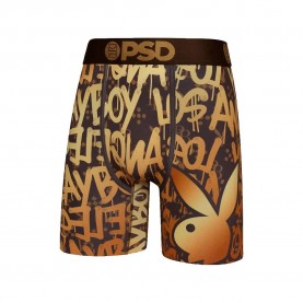 боксерки,мъжко,бельо,psd,pb,grafitti,boxers,brown,(brown)
