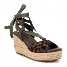 Сандали на платформа Refresh 173135 Suede wedge sandals - Green (Khaki) сандали,на,платформа,дамски,сандали,и,чехли,refresh,173135,suede,wedge,sandals,green,(khaki)