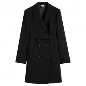сако,дамски,поли,и,рокли,lily,blocking,panel,blazer,dress,black
