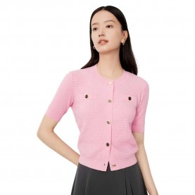 жилетка,дамски,пуловери,дамски,плетени,дрехи,lily,business,fashion,knitted,cardigan,pink