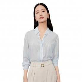 риза,с,дълъг,ръкав,дамски,блузи,дамски,ризи,lily,business,fashion,silk,long,sleeve,shirt,sky,blue,(blue)