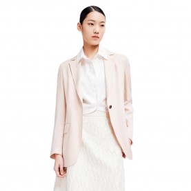 сако,дамски,сака,lily,chic,solid,colour,blazer,white,(beige)