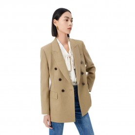 сако,дамски,сака,lily,colorful,double,breasted,blazer,light,coffee,(beige)