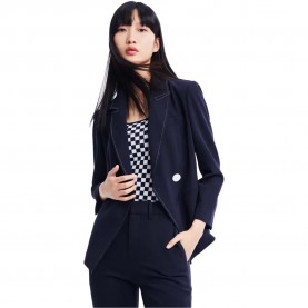 сако,дамски,сака,lily,colourful,striped,blazer,navy,blue,(blue)