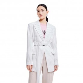 сако,дамски,сака,lily,commuter,stripe,blazer,white