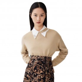 блуза,дамски,пуловери,дамски,плетени,дрехи,lily,fashion,hollow,sweater,apricot,(brown)