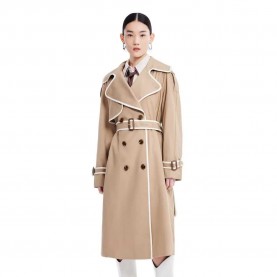 палто,дамски,якета,и,палта,lily,retro,casual,trench,coat,cocoa,brown,(beige)