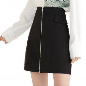 пола,дамски,поли,и,рокли,lily,splice,pu,skirt,black