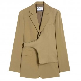 сако,дамски,сака,lily,structural,blazer,khaki,(green)