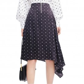 пола,дамски,поли,и,рокли,lily,temperament,irregular,midi,skirt,black