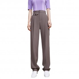 панталони,дамски,панталони,lily,temperament,commuter,dress,pants,gray,(grey)