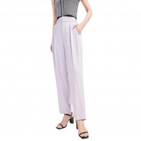 панталони,дамски,панталони,lily,temperament,solid,color,dress,pants,light,gray,purple,(purple)